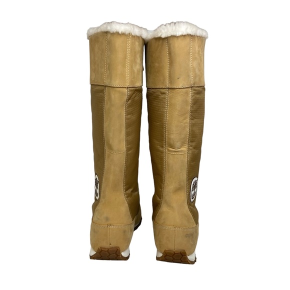 Timberland Grammercy Tall Wheat Lace-Up Fur Lined Boots - Picture 2 of 14